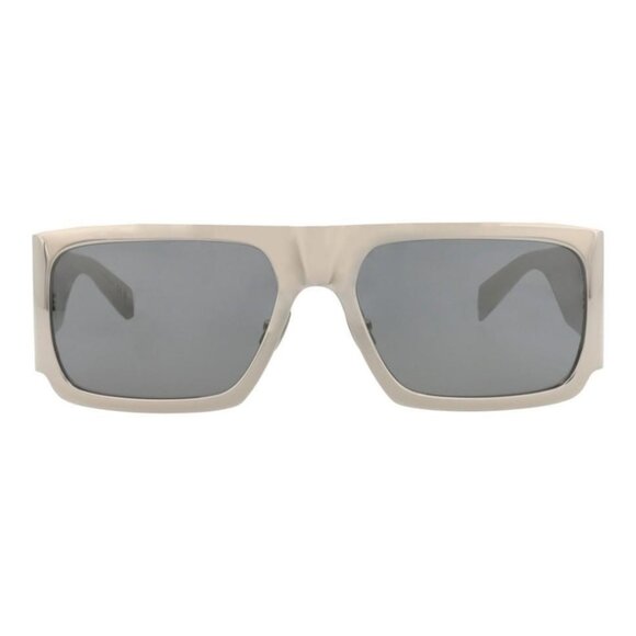 Saint Laurent Unisex Square/Rectangle Silver Silver Silver Fashion Designer - Picture 2 of 4